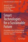 Smart Technologies for a Sustainable Future cover