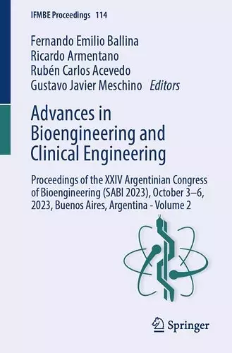 Advances in Bioengineering and Clinical Engineering cover