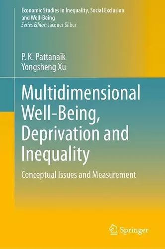 Multidimensional Well-Being, Deprivation and Inequality cover