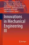 Innovations in Mechanical Engineering III cover