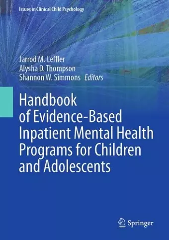 Handbook of Evidence-Based Inpatient Mental Health Programs for Children and Adolescents cover
