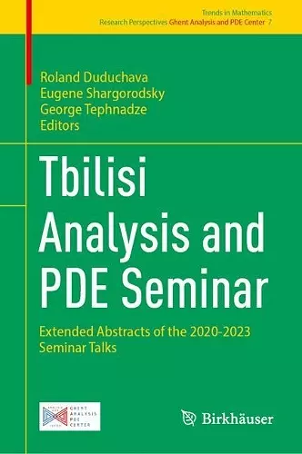 Tbilisi Analysis and PDE Seminar cover