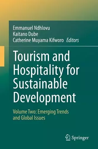Tourism and Hospitality for Sustainable Development cover