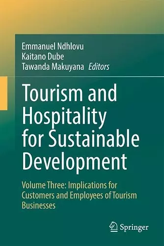 Tourism and Hospitality for Sustainable Development cover