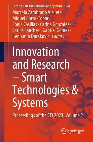 Innovation and Research – Smart Technologies & Systems cover