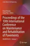Proceedings of the 10th International Conference on Maintenance and Rehabilitation of Pavements cover