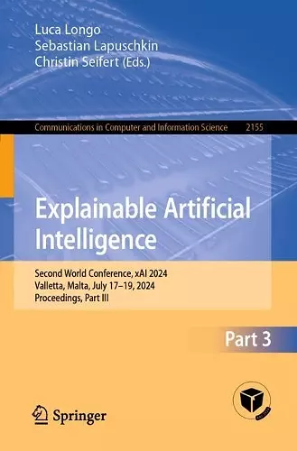 Explainable Artificial Intelligence cover