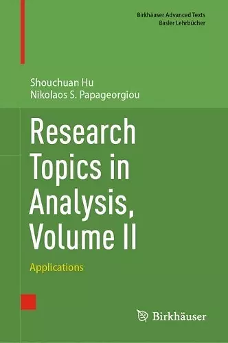 Research Topics in Analysis, Volume II cover