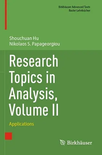 Research Topics in Analysis, Volume II cover