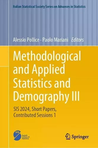 Methodological and Applied Statistics and Demography III cover