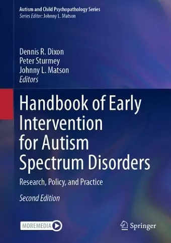 Handbook of Early Intervention for Autism Spectrum Disorders cover