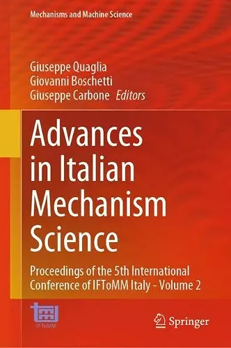Advances in Italian Mechanism Science cover