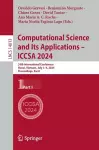 Computational Science and Its Applications – ICCSA 2024 cover