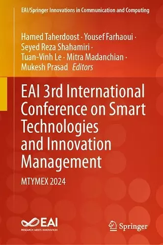 EAI 3rd International Conference on Smart Technologies and Innovation Management cover