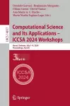 Computational Science and Its Applications – ICCSA 2024 Workshops cover
