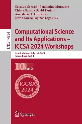 Computational Science and Its Applications – ICCSA 2024 Workshops cover