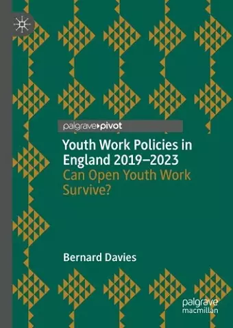 Youth Work Policies in England 2019-2023 cover