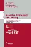Innovative Technologies and Learning cover