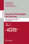 Innovative Technologies and Learning cover