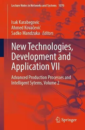 New Technologies, Development and Application VII cover