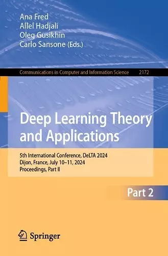 Deep Learning Theory and Applications cover