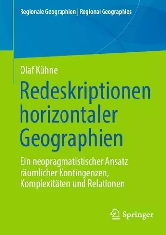 Redeskriptionen horizontaler Geographien cover