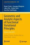 Geometric and Analytic Aspects of Functional Variational Principles cover