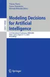 Modeling Decisions for Artificial Intelligence cover