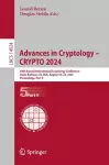Advances in Cryptology – CRYPTO 2024 cover