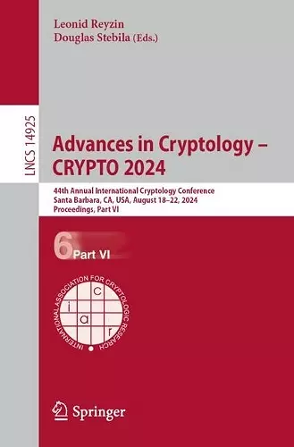 Advances in Cryptology – CRYPTO 2024 cover