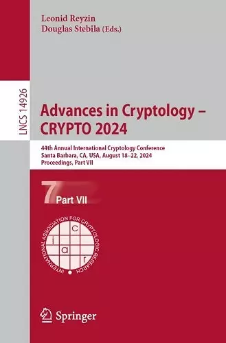 Advances in Cryptology – CRYPTO 2024 cover