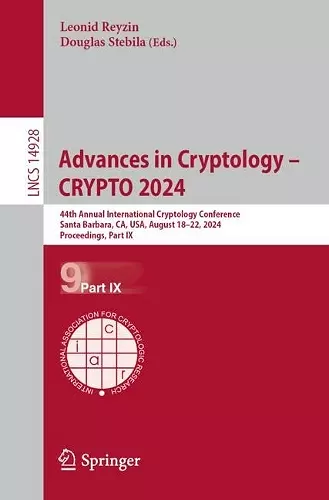 Advances in Cryptology – CRYPTO 2024 cover