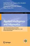 Applied Intelligence and Informatics cover