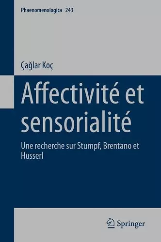 Affectivité et sensorialité cover