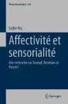 Affectivité et sensorialité cover