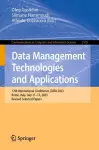 Data Management Technologies and Applications cover