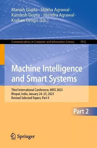 Machine Intelligence and Smart Systems cover