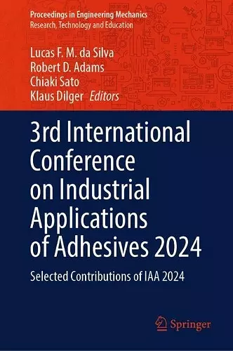 3rd International Conference on Industrial Applications of Adhesives 2024 cover