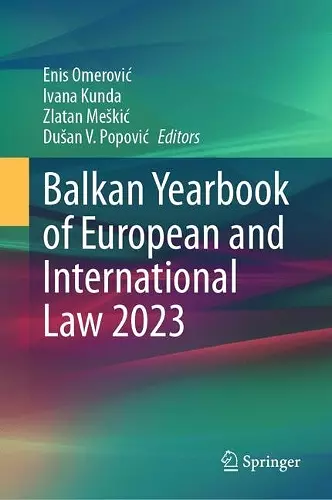 Balkan Yearbook of European and International Law 2023 cover