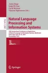 Natural Language Processing and Information Systems cover