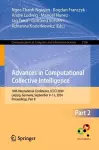 Advances in Computational Collective Intelligence cover