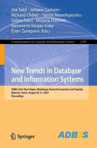 New Trends in Database and Information Systems cover