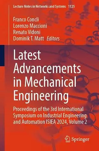 Latest Advancements in Mechanical Engineering cover