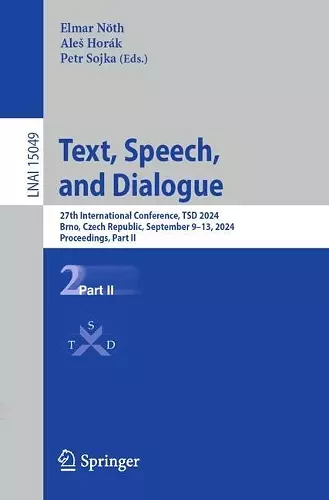 Text, Speech, and Dialogue cover