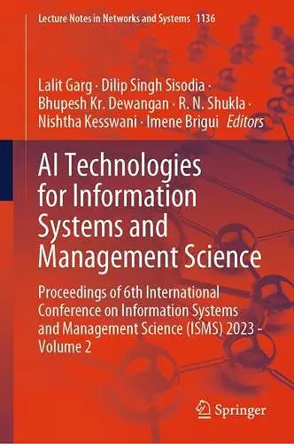 AI Technologies for Information Systems and Management Science cover