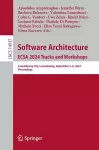 Software Architecture. ECSA 2024 Tracks and Workshops cover