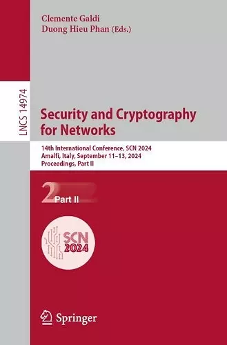 Security and Cryptography for Networks cover
