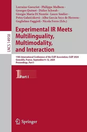 Experimental IR Meets Multilinguality, Multimodality, and Interaction cover