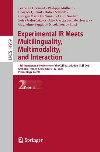 Experimental IR Meets Multilinguality, Multimodality, and Interaction cover