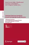 Technology Enhanced Learning for Inclusive and Equitable Quality Education cover